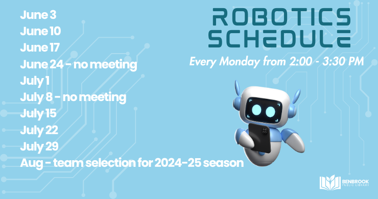 Robotics Program Calendar