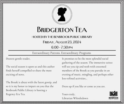 Bridgerton Tea Invitation
