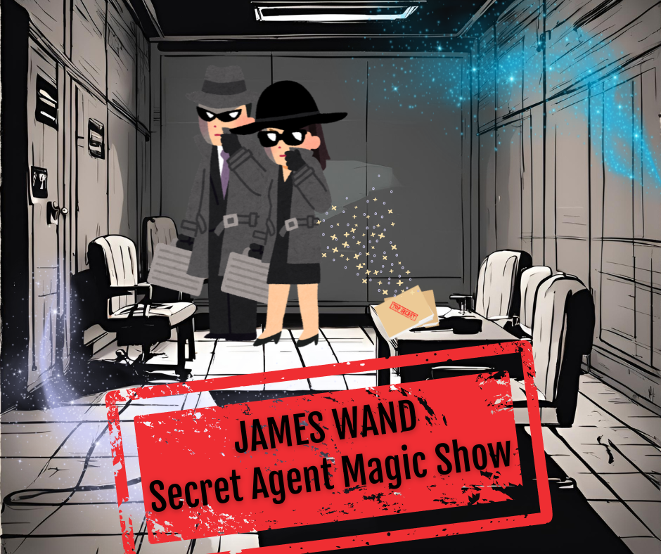 James Wand. Secret agent magic show. 