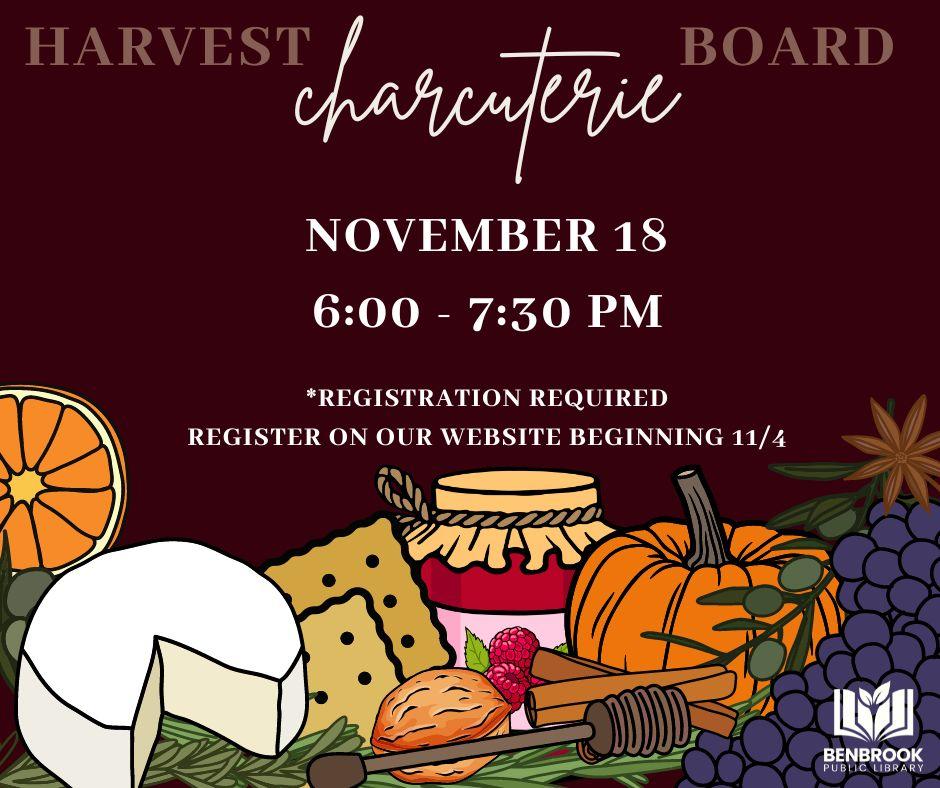 Harvest Charcuterie Board Class